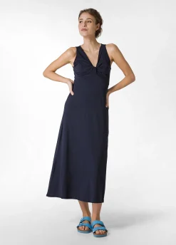 New Abito In Jersey Blu Donna Vestiti, Gonne E Tute