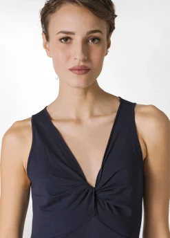 New Abito In Jersey Blu Donna Vestiti, Gonne E Tute