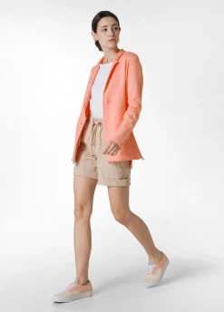 Flash Sale Bermuda In Popeline Con Coulisse Beige Donna Bermuda