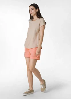 Cheap Bermuda In Popeline Con Coulisse Arancio Donna Bermuda