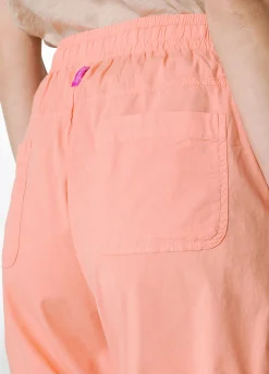 Cheap Bermuda In Popeline Con Coulisse Arancio Donna Bermuda