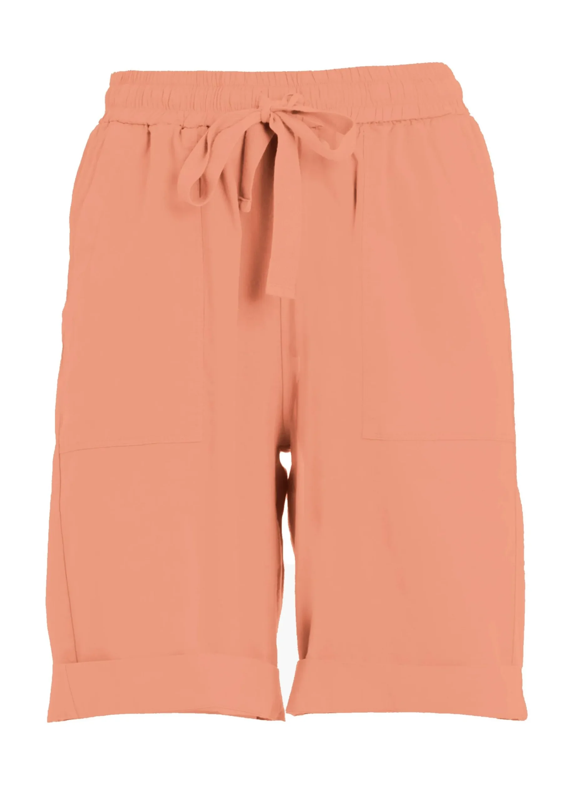 Cheap Bermuda In Popeline Con Coulisse Arancio Donna Bermuda