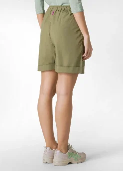 Shop Bermuda In Popeline Verde Donna Bermuda