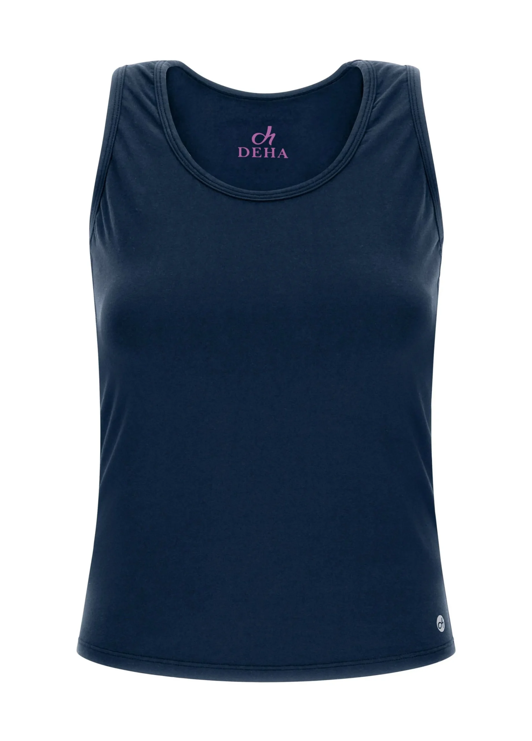 Fashion Canotta Vogatore Jersey Stretch Blu Donna Canotte E Reggiseni Sportivi