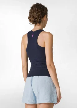 Store Canotta Vogatore Jersey Stretch Blu Donna Canotte E Reggiseni Sportivi