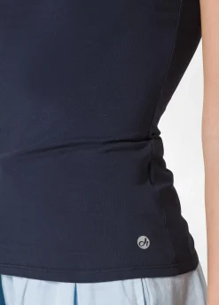 Store Canotta Vogatore Jersey Stretch Blu Donna Canotte E Reggiseni Sportivi