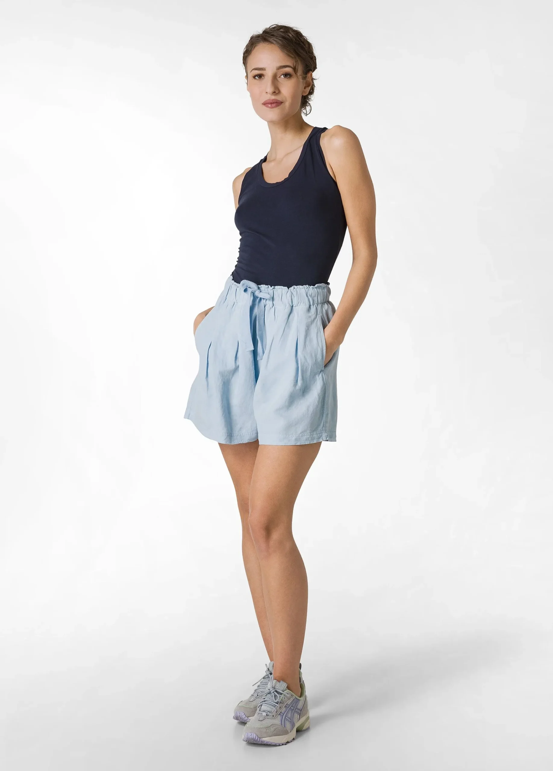 Store Canotta Vogatore Jersey Stretch Blu Donna Canotte E Reggiseni Sportivi