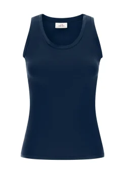 Store Canotta Vogatore Jersey Stretch Blu Donna Canotte E Reggiseni Sportivi
