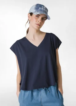 Best Sale Cappellino Marmorizzato Blu Donna Accessori