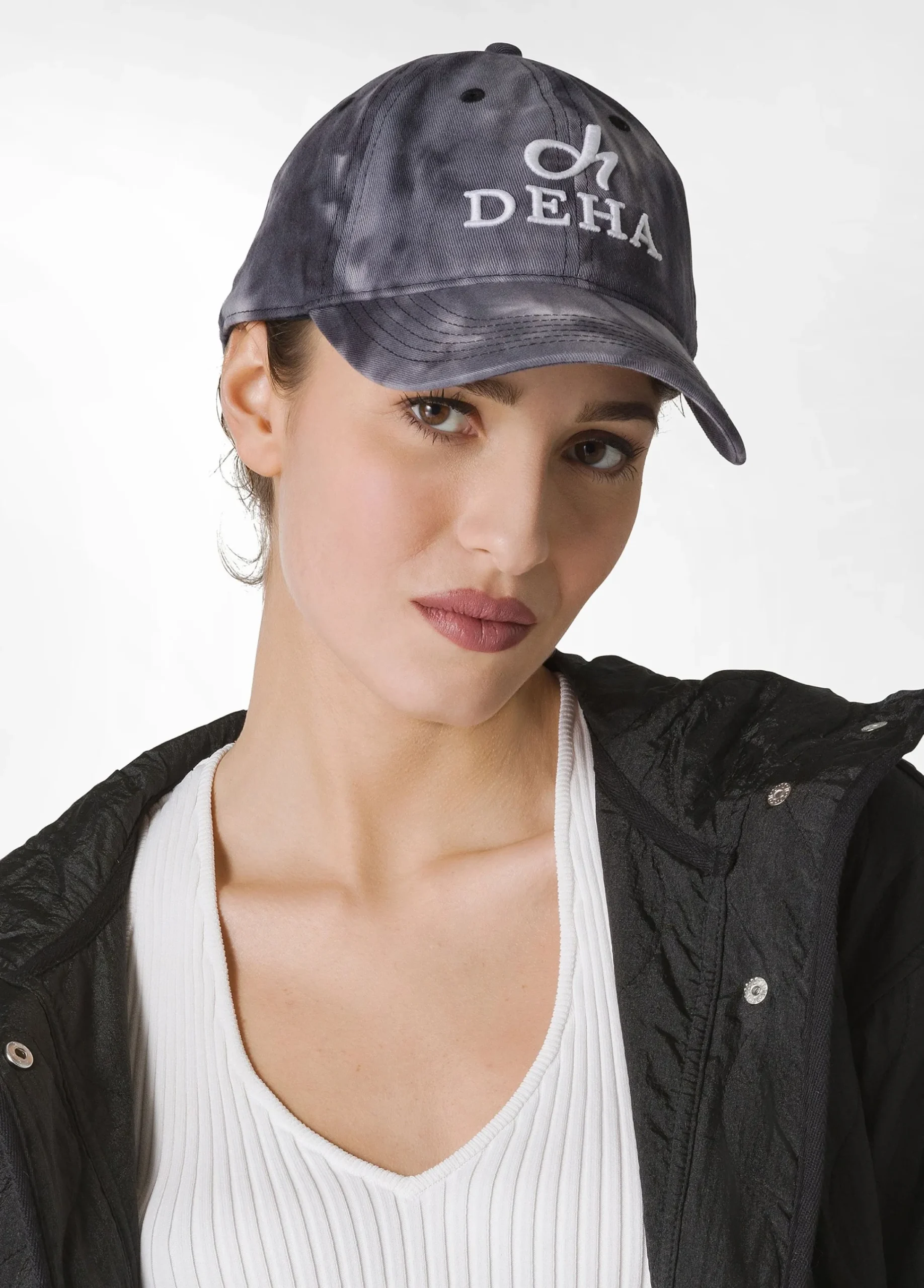 New Cappellino Marmorizzato Nero Donna Accessori