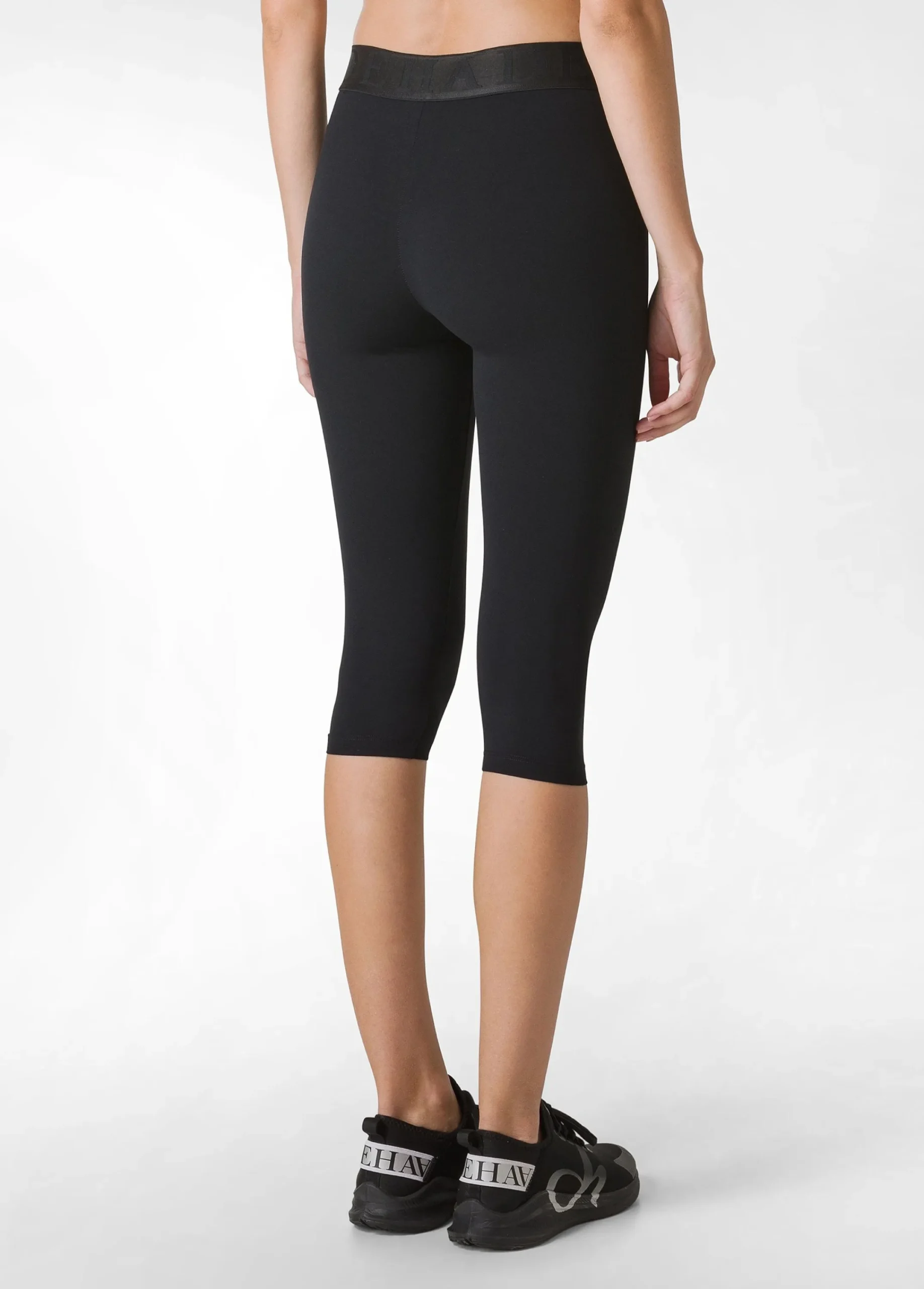 Best Sale Capri Modellante Nero Donna Leggings & Pantaloni Sportivi