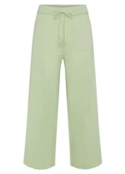 Flash Sale Completo Ampio In Lino Verde Mela Donna Comfort Set