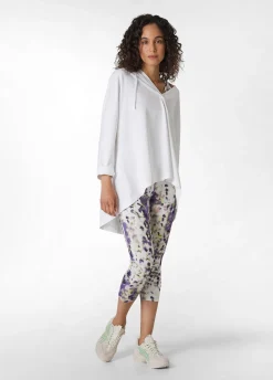 Fashion Felpa Ampia Leggera In Punto Milano Bianco Donna Felpe & Maglieria