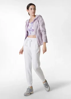 Flash Sale Felpa Core Leggera Con Zip E Cappuccio Viola Donna Felpe & Maglieria