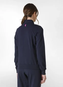 Cheap Felpa Leggera Core Con Zip Blu Donna Felpe & Maglieria