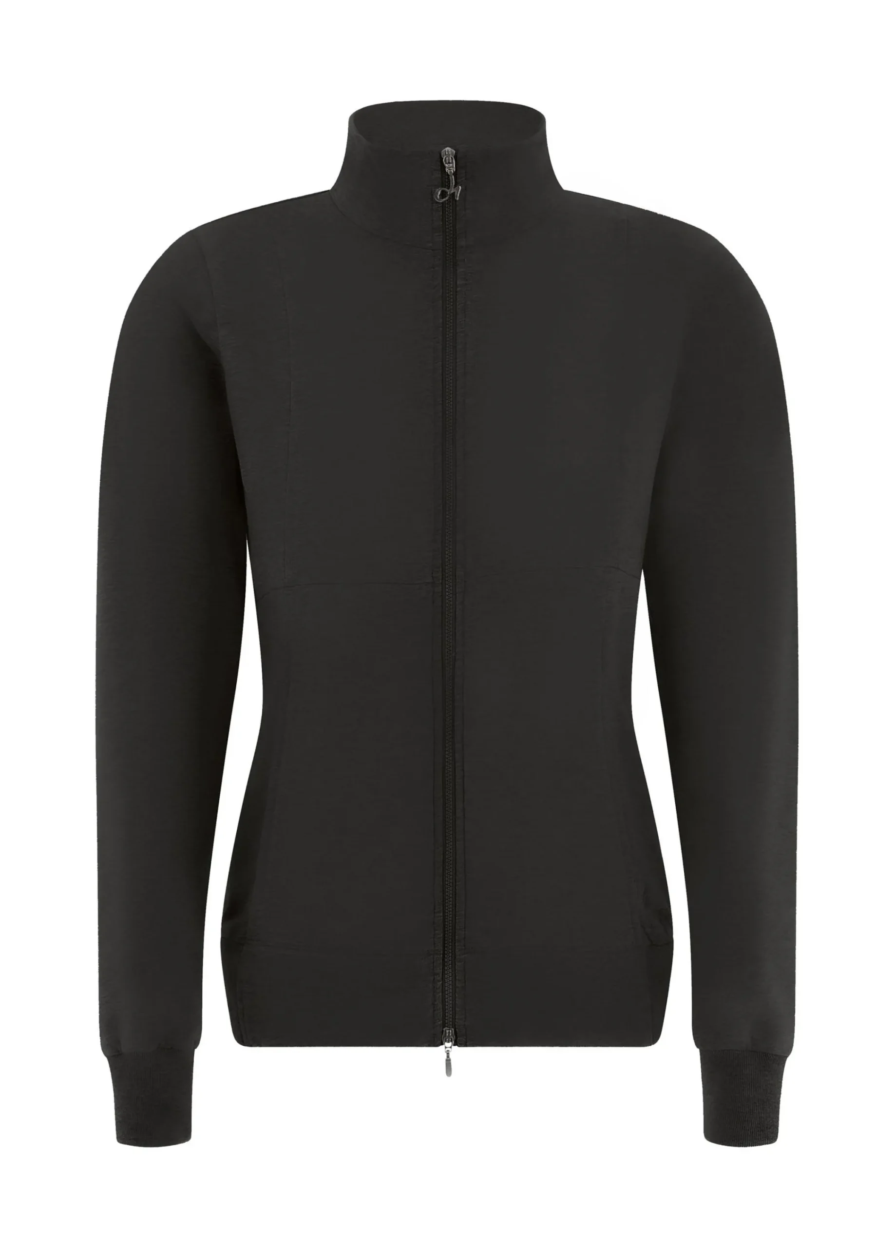 Discount Felpa Leggera Core Con Zip Nero Donna Felpe & Maglieria