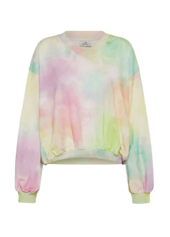 Flash Sale Felpa Organica Stampa Fade Away Scollo A V Other Donna Felpe & Maglieria