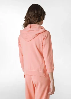 Shop Felpa Organica Zip E Cappuccio Effetto Vintage Ara Donna Felpe & Maglieria