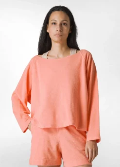 Store Felpa Over In Spugna Arancio Donna Felpe & Maglieria