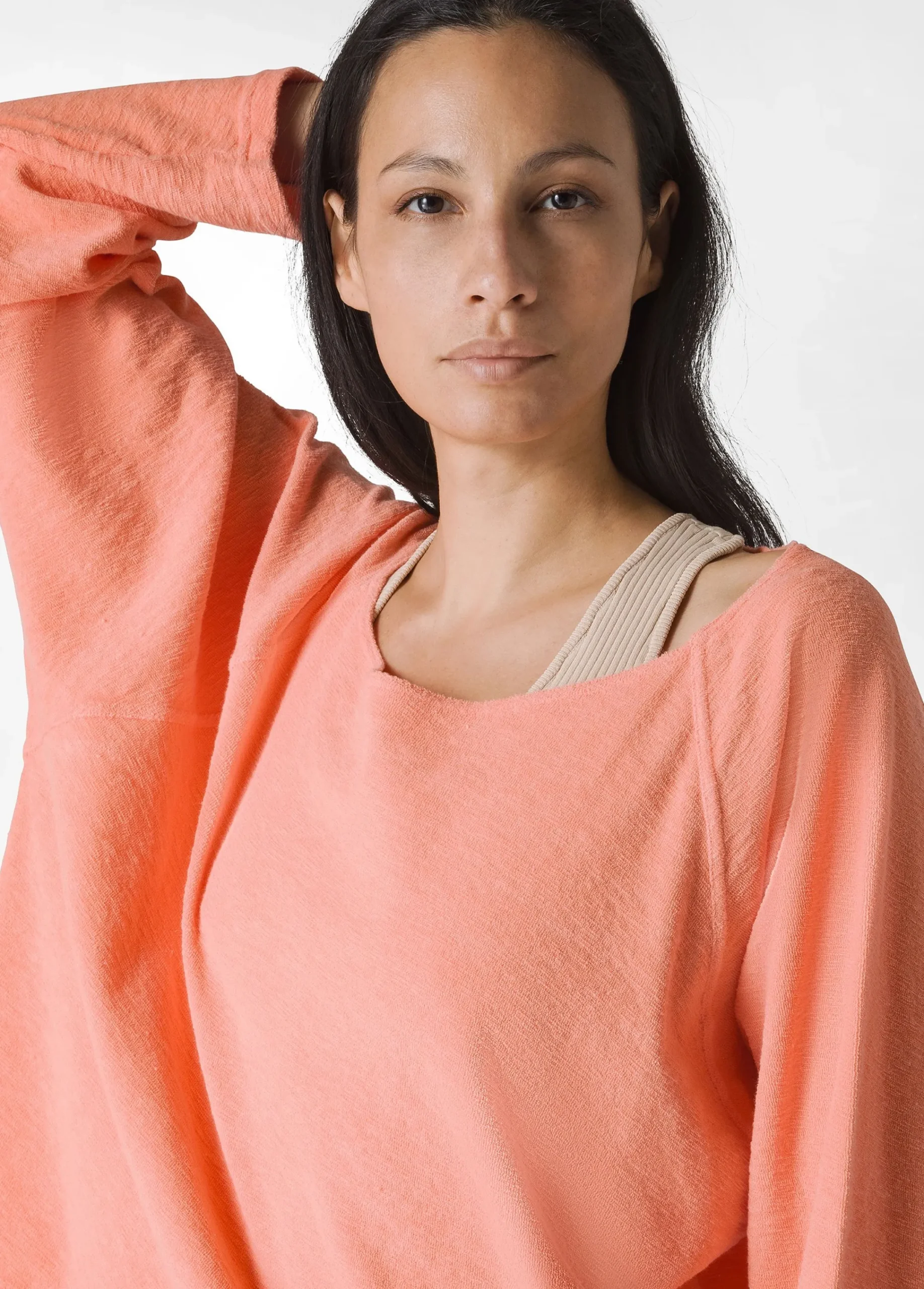 Store Felpa Over In Spugna Arancio Donna Felpe & Maglieria