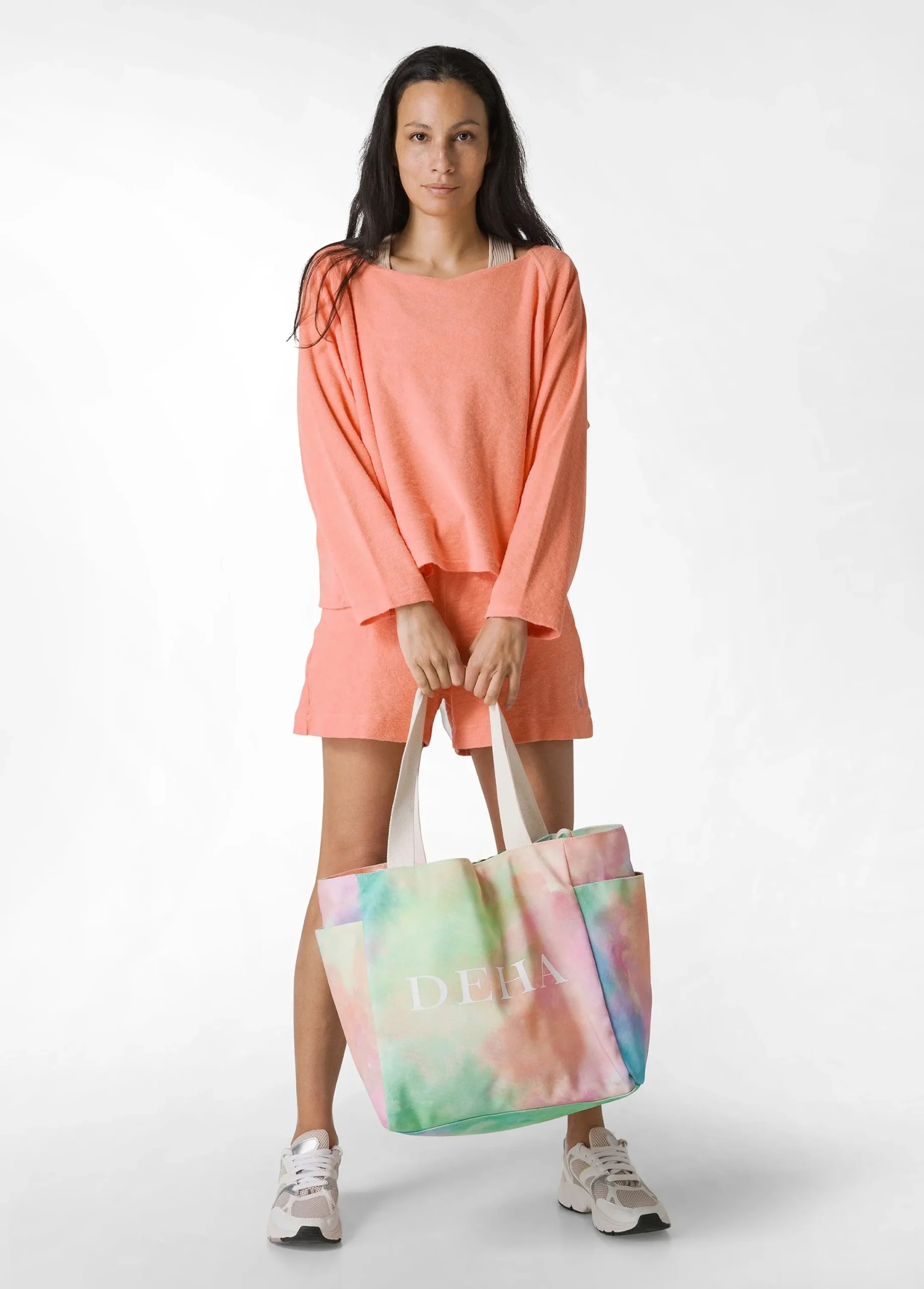 Store Felpa Over In Spugna Arancio Donna Felpe & Maglieria