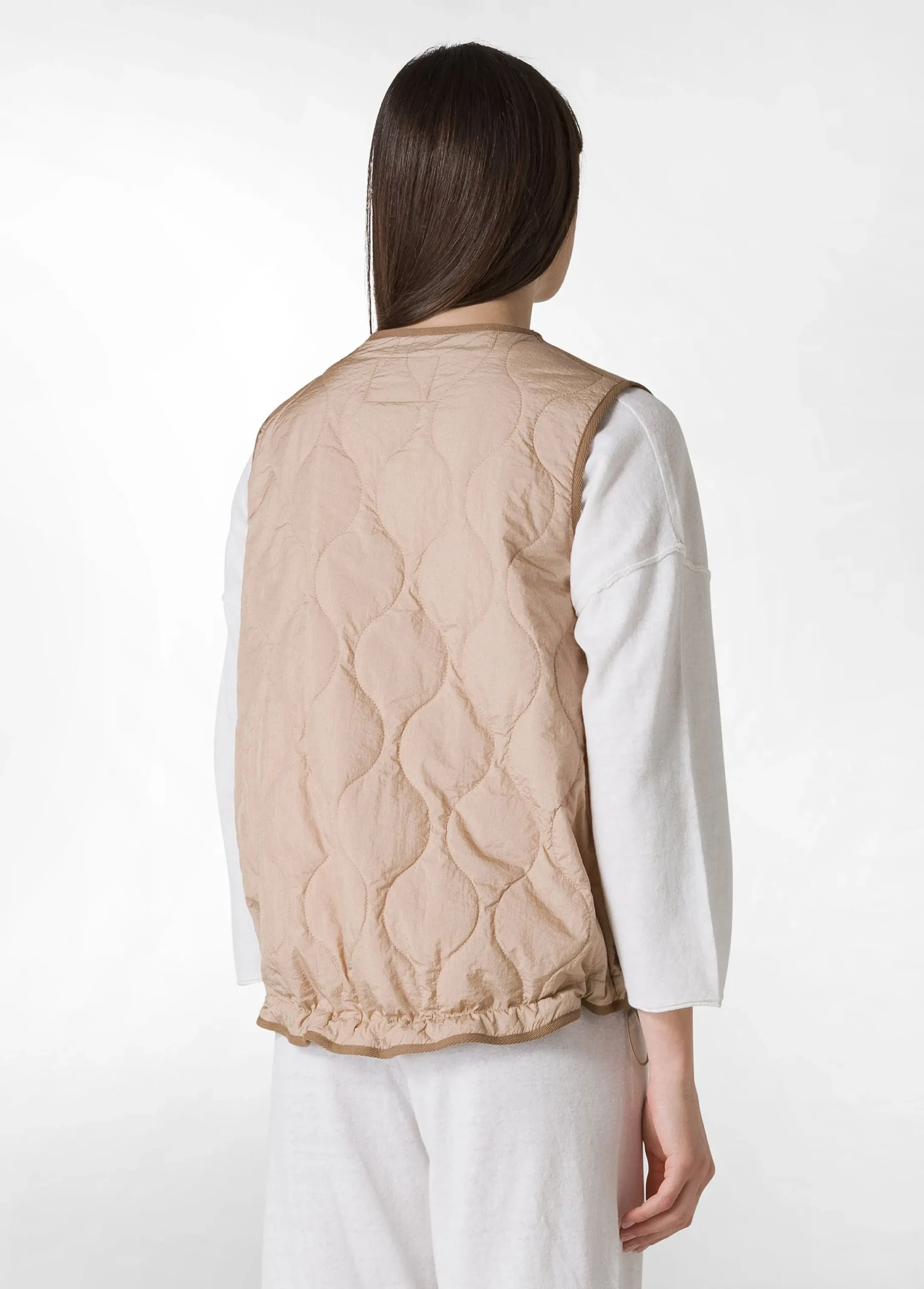 Clearance Gile' Trapuntato Beige Donna Giacche E Giubbotti