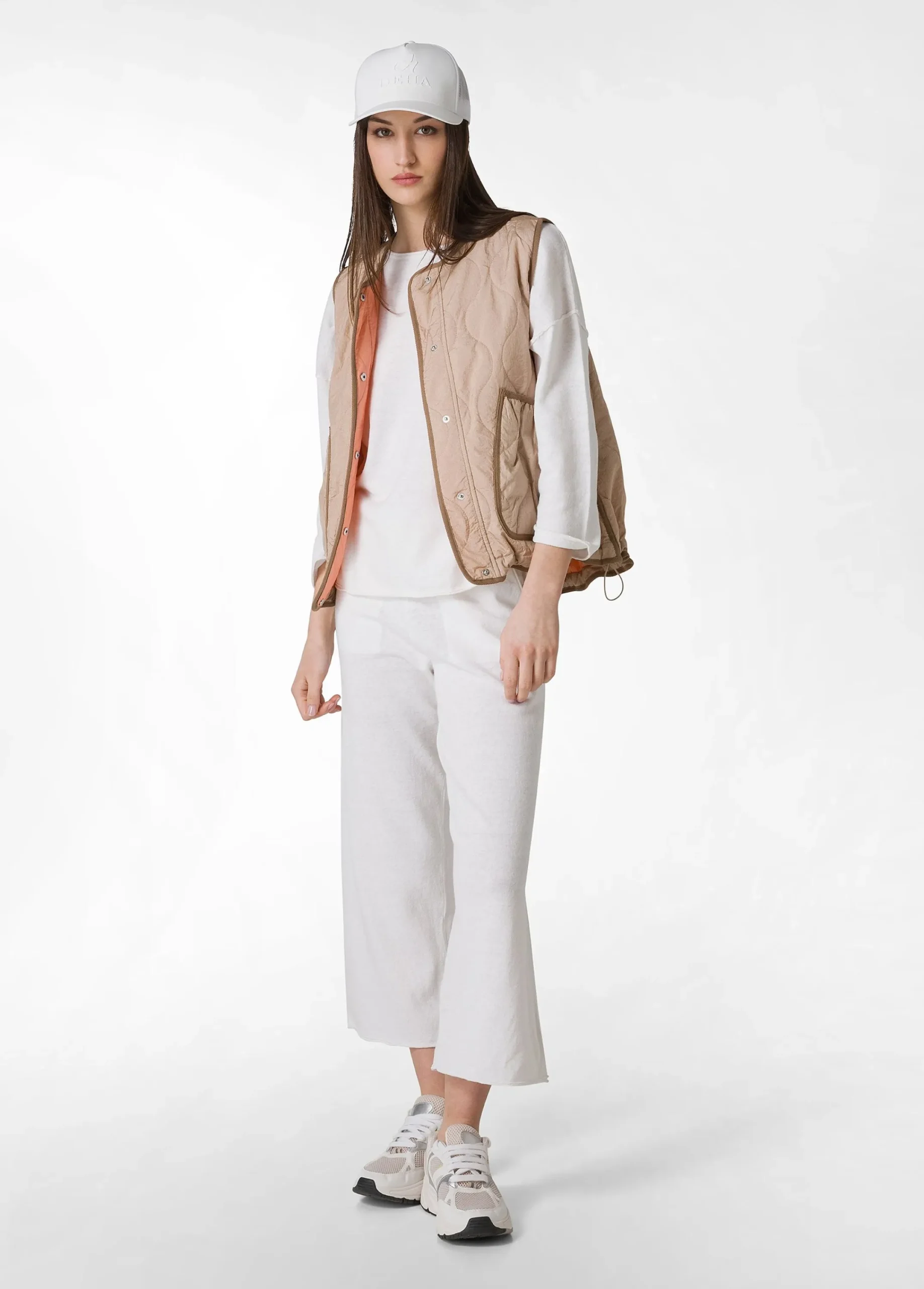 Clearance Gile' Trapuntato Beige Donna Giacche E Giubbotti