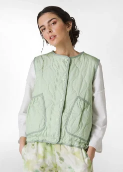 Best Gile' Trapuntato Verde Donna Giacche E Giubbotti