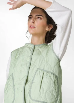 Best Gile' Trapuntato Verde Donna Giacche E Giubbotti