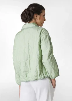 Cheap Giubbino Trapuntato Verde Donna Giacche E Giubbotti