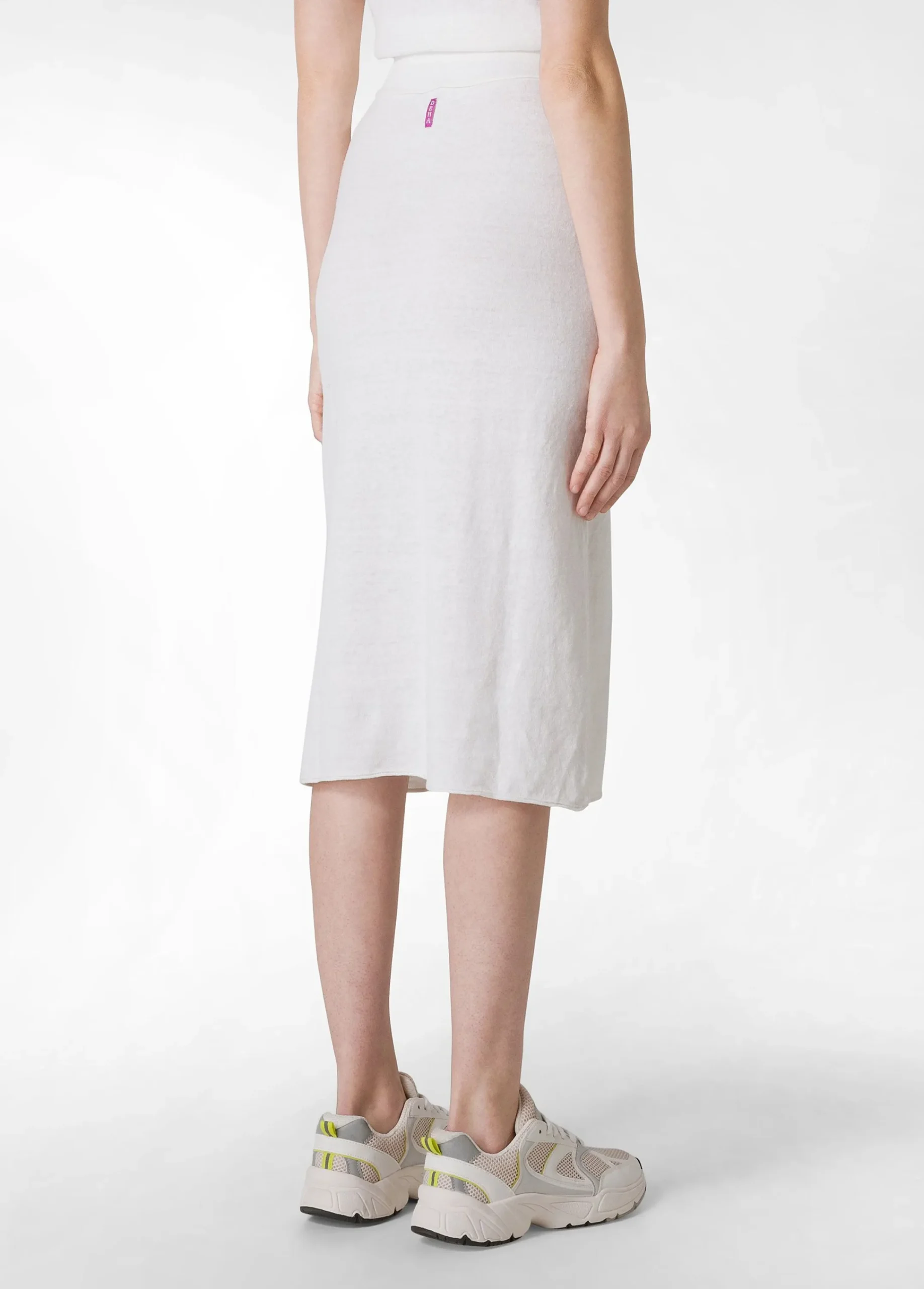 New Gonna A Maglia Bianco Donna Vestiti, Gonne E Tute