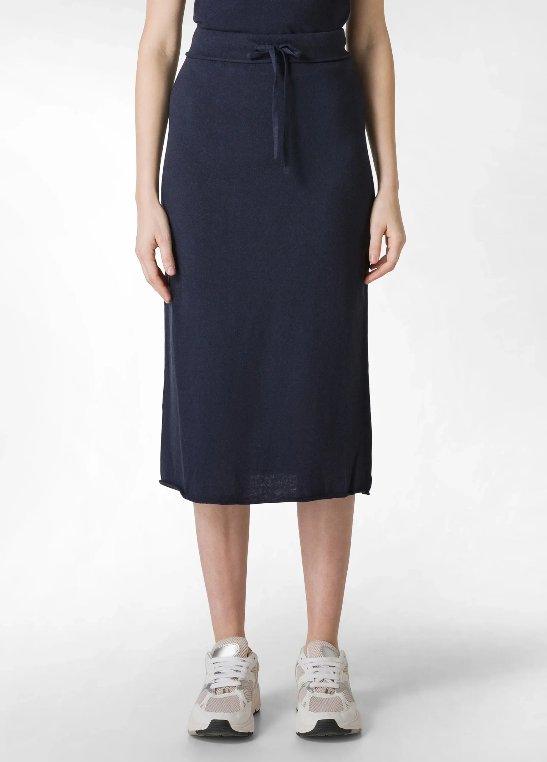 Cheap Gonna A Maglia Blu Donna Vestiti, Gonne E Tute