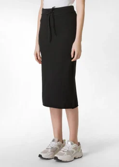 Sale Gonna A Maglia Nero Donna Vestiti, Gonne E Tute