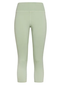 Fashion Leggings 7/8 Effetto Vintage Verde Donna Leggings & Pantaloni Sportivi