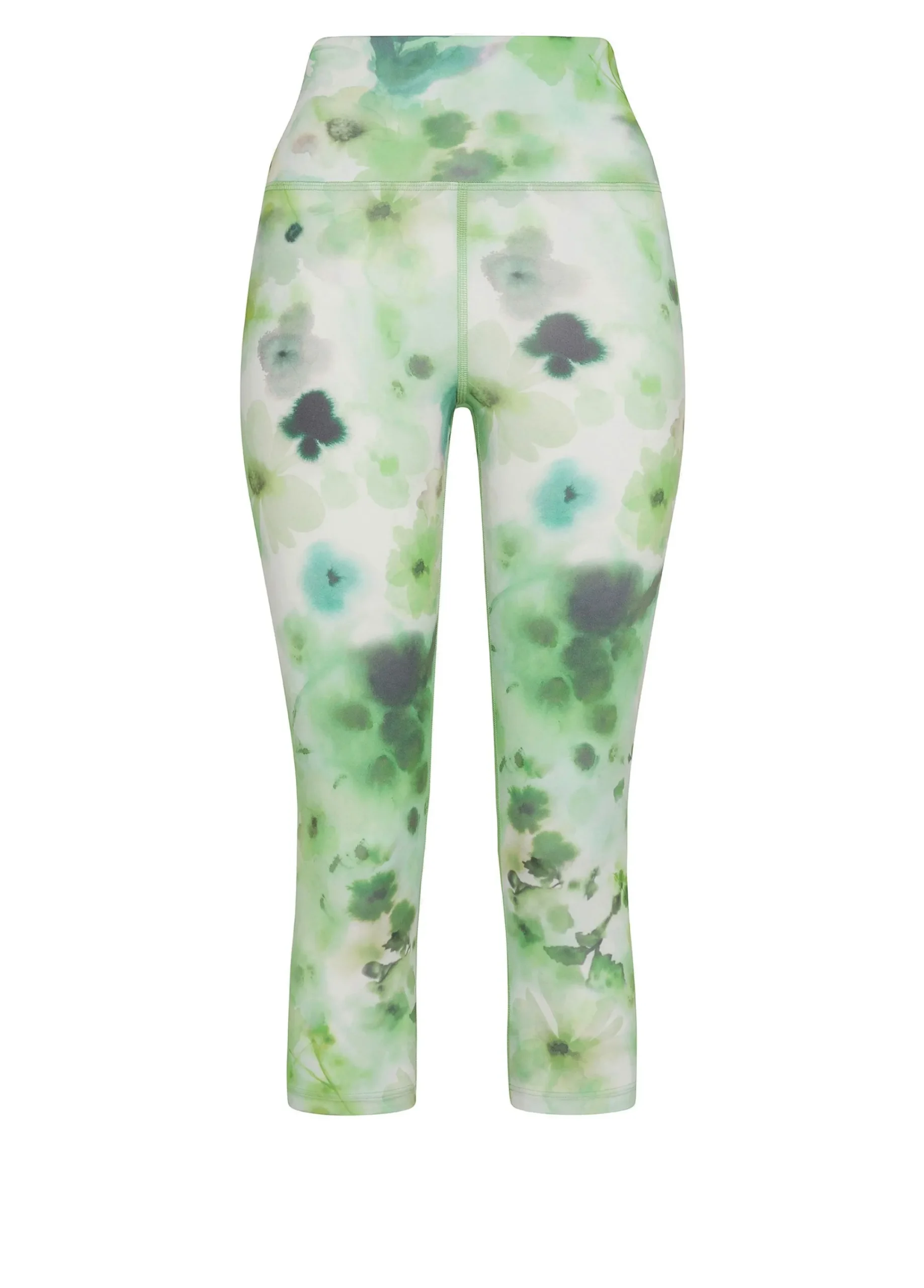 Hot Leggings 7/8 In Microfibra Riciclata Stampata Verd Donna Leggings & Pantaloni Sportivi
