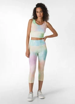Sale Leggings 7/8 In Microfibra Riciclata Stampata Othe Donna Leggings & Pantaloni Sportivi