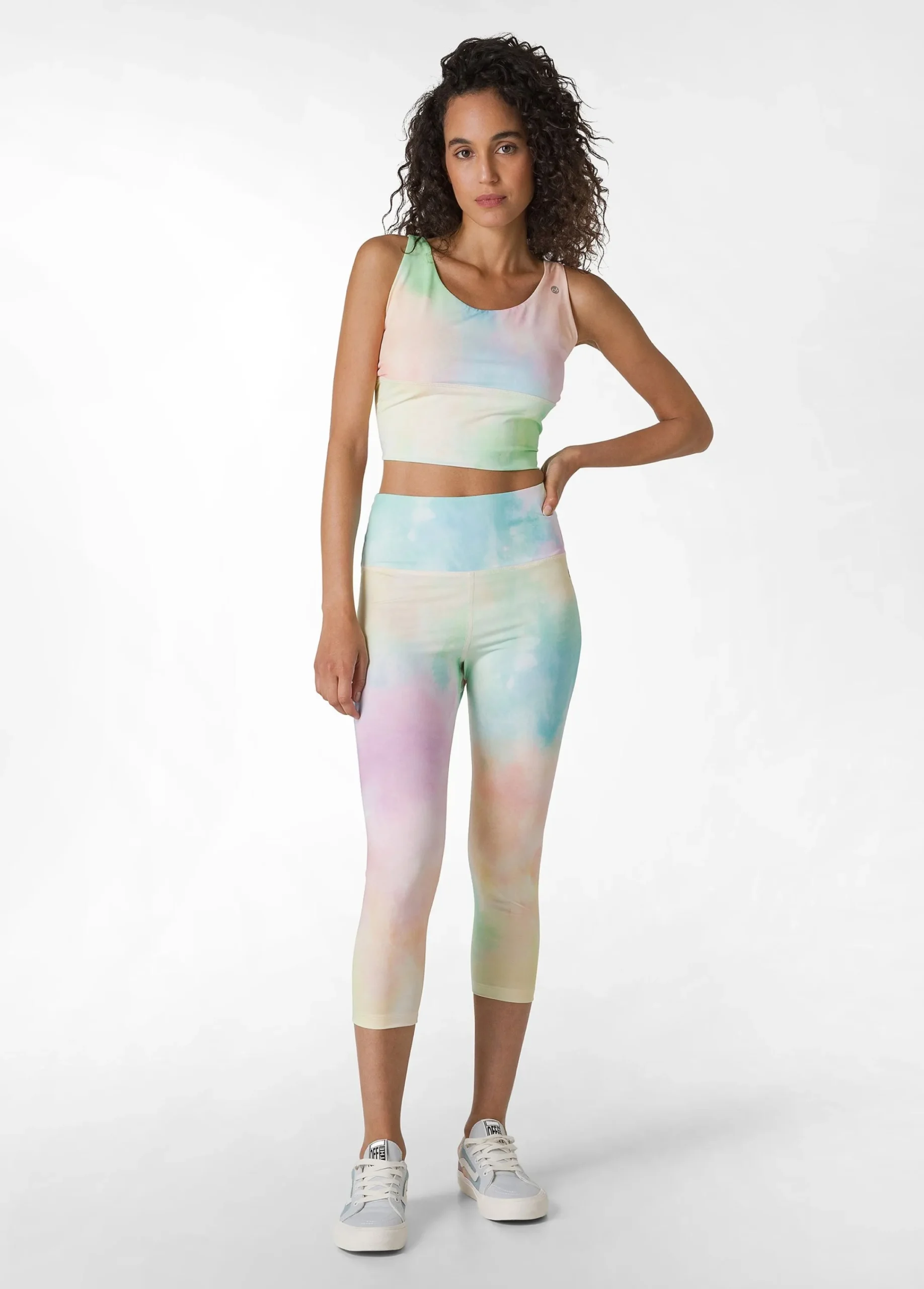 Sale Leggings 7/8 In Microfibra Riciclata Stampata Othe Donna Leggings & Pantaloni Sportivi