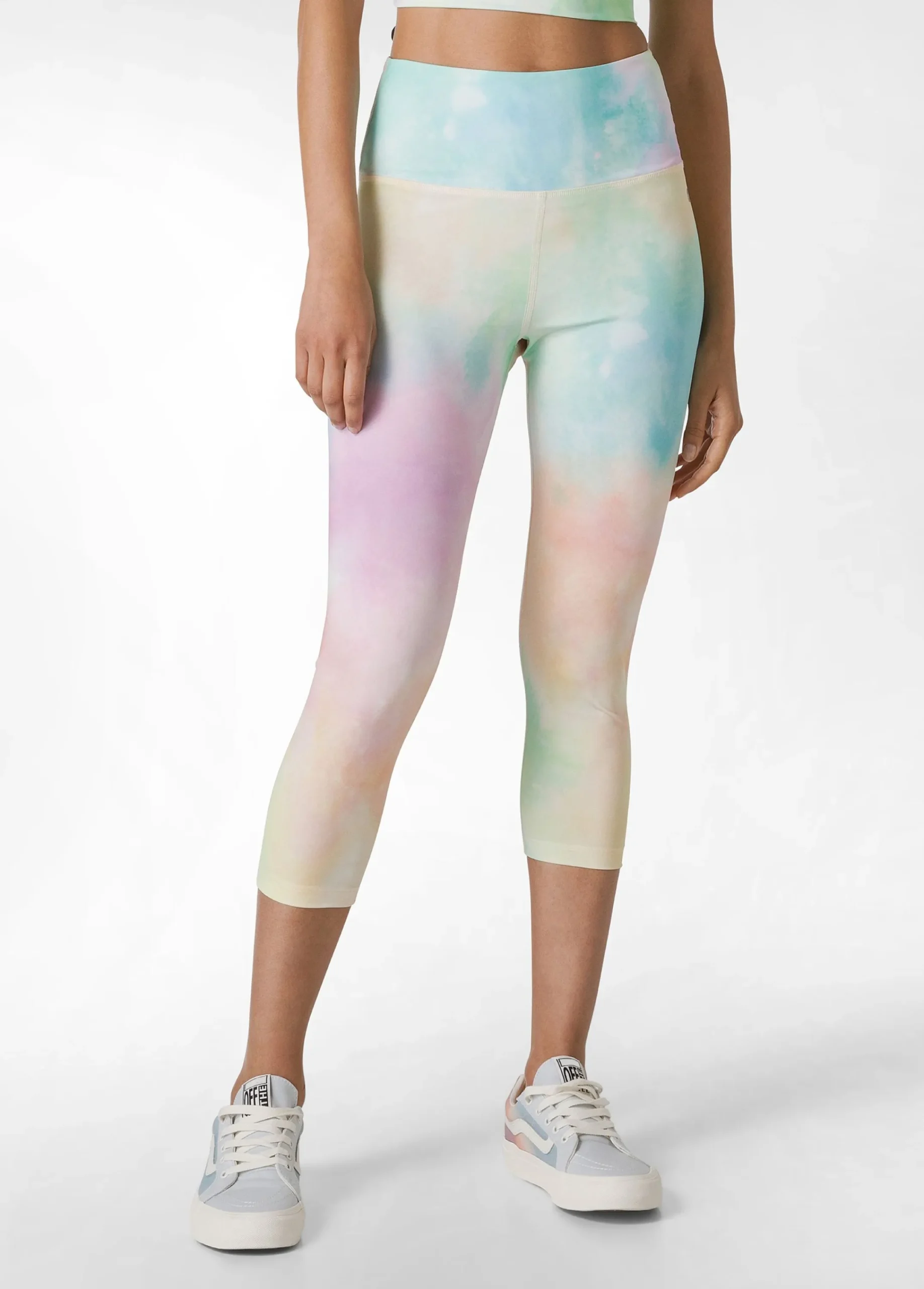 Sale Leggings 7/8 In Microfibra Riciclata Stampata Othe Donna Leggings & Pantaloni Sportivi