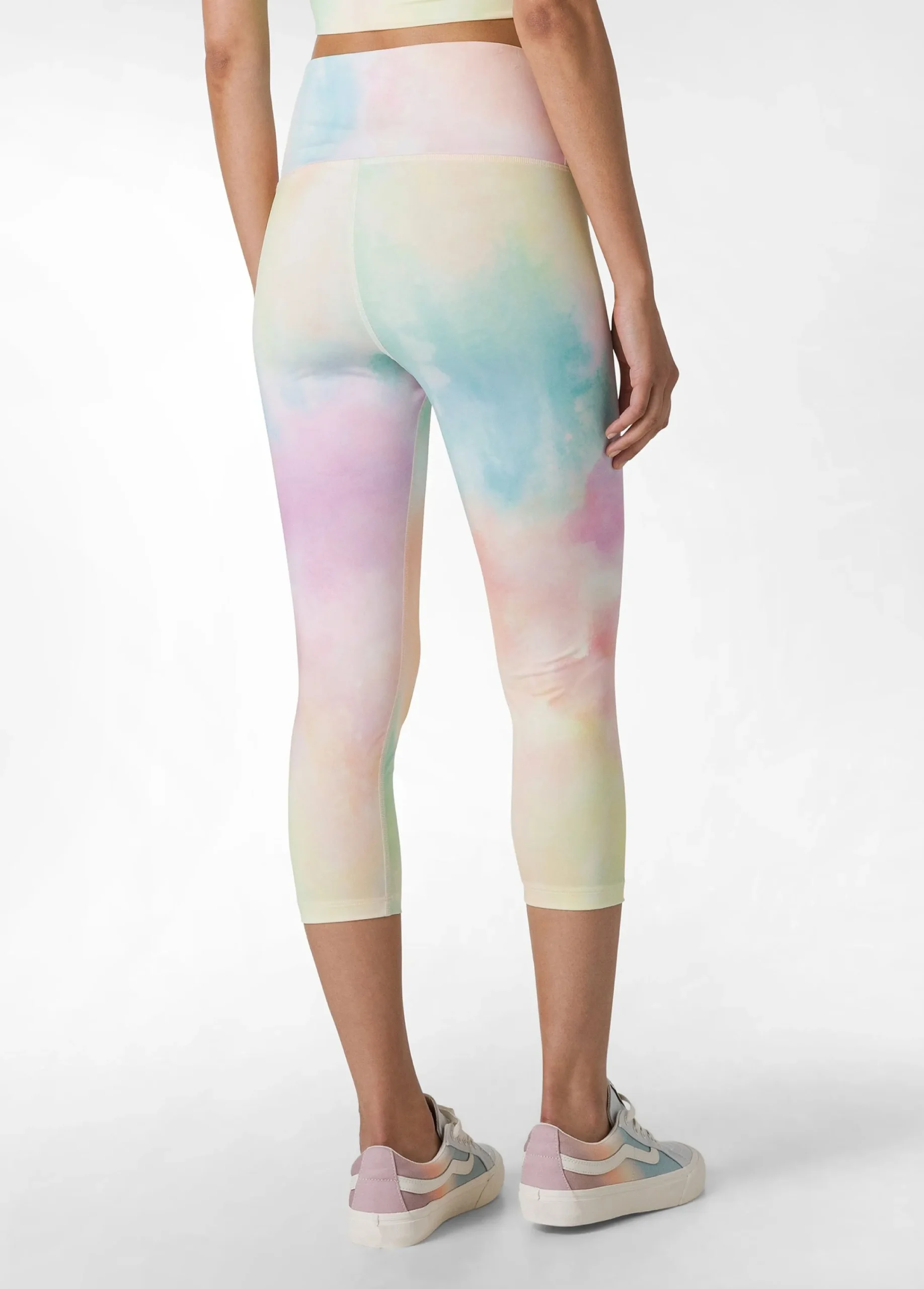 Sale Leggings 7/8 In Microfibra Riciclata Stampata Othe Donna Leggings & Pantaloni Sportivi