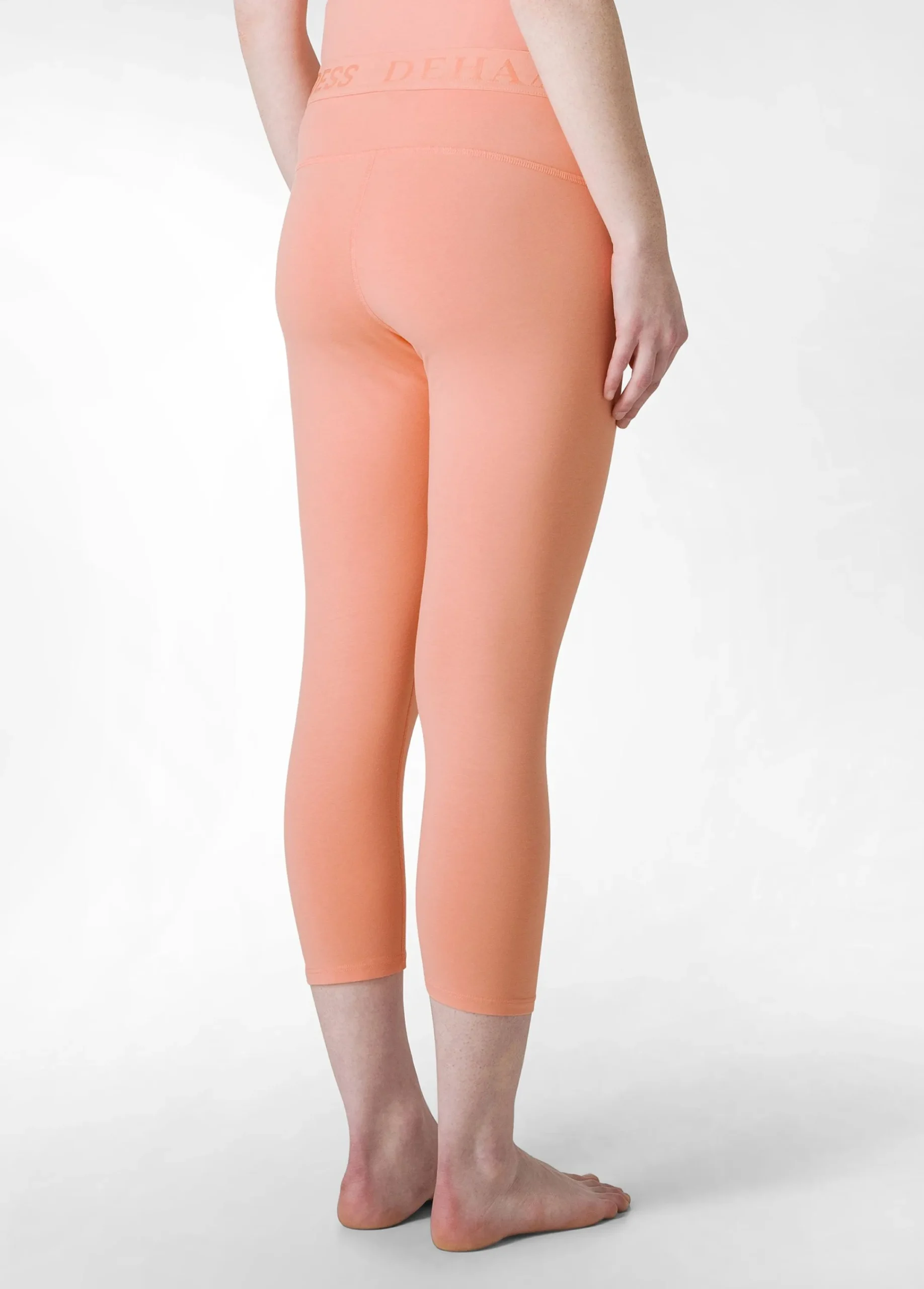 Shop Leggings 7/8 Jersey-Stretch Arancio Donna Leggings & Pantaloni Sportivi