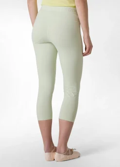 New Leggings 7/8 Jersey-Stretch Verde Donna Leggings & Pantaloni Sportivi