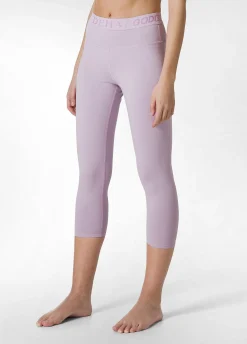 Shop Leggings 7/8 Jersey-Stretch Viola Donna Leggings & Pantaloni Sportivi
