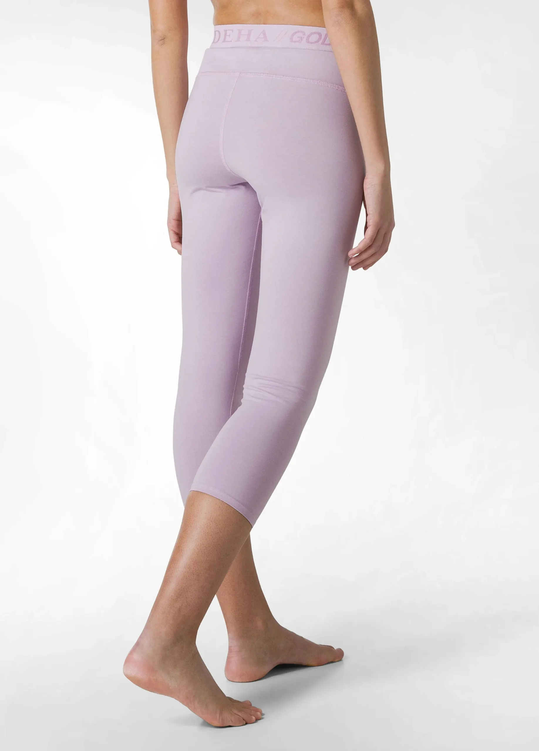 Shop Leggings 7/8 Jersey-Stretch Viola Donna Leggings & Pantaloni Sportivi