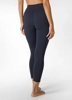 Discount Leggings Logo Blu Donna Leggings & Pantaloni Sportivi