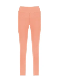 Outlet Leggings Vita Alta Arancio Donna Leggings & Pantaloni Sportivi
