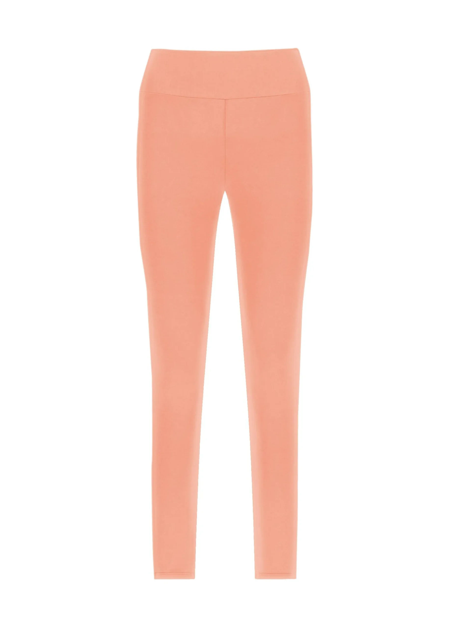 Outlet Leggings Vita Alta Arancio Donna Leggings & Pantaloni Sportivi