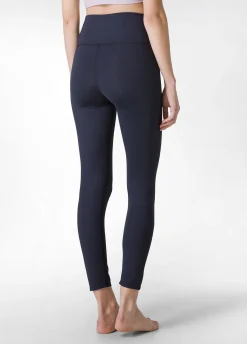 Cheap Leggings Yoga In Microfibra Riciclata Blu Donna Leggings & Pantaloni Sportivi