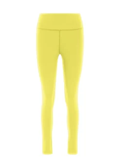 Best Sale Leggings Yoga In Microfibra Riciclata Giallo Donna Leggings & Pantaloni Sportivi
