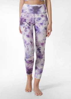 Best Sale Leggings Yoga In Microfibra Riciclata Stampata Vio Donna Leggings & Pantaloni Sportivi