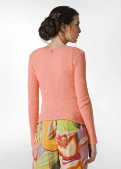 Hot Maglia Boucle' Arancio Donna Felpe & Maglieria
